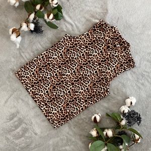 Derek Heart cheetah print sleeveless top womens size S